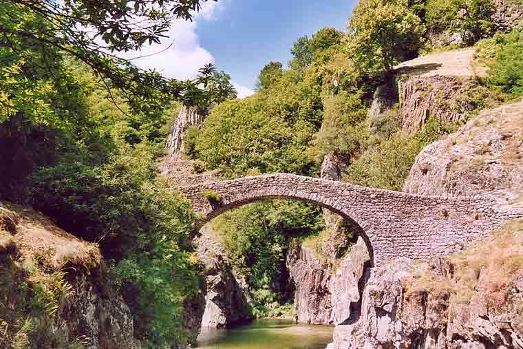 Pont du diable en Ardèche